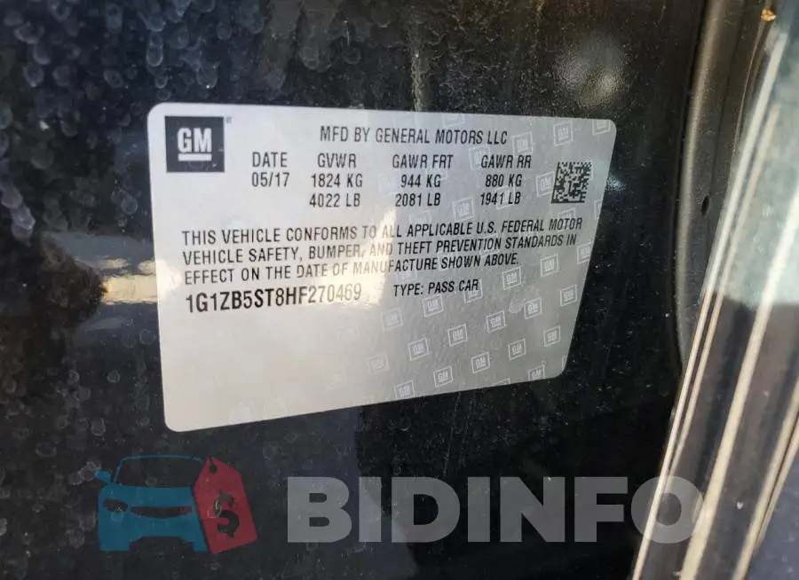 1G1ZB5ST8HF270469 Photo# 12