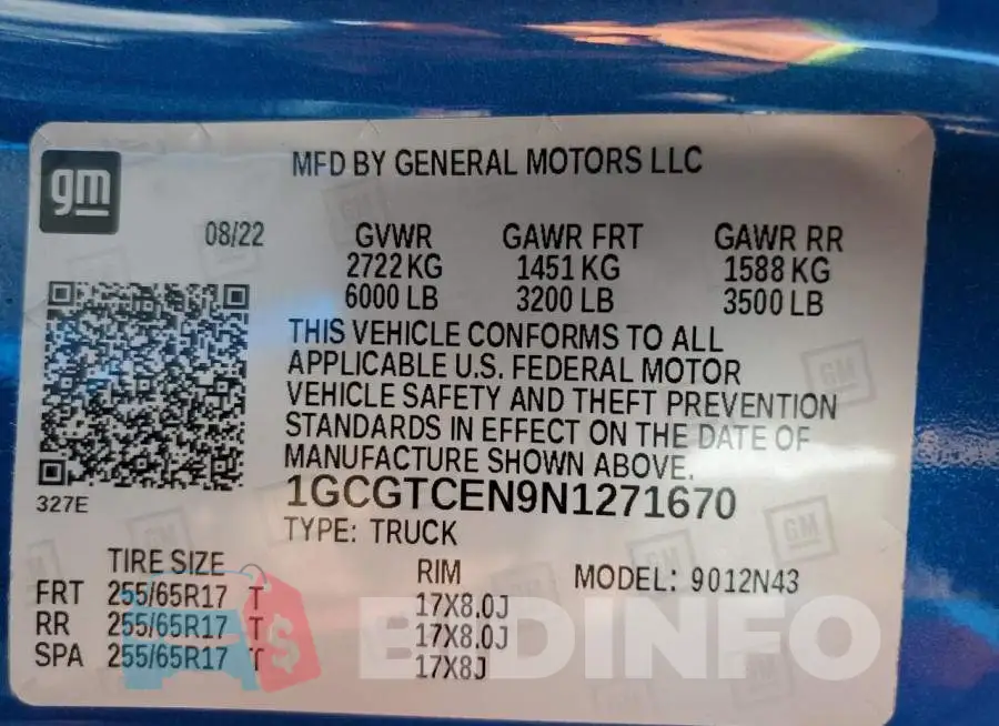 1GCGTCEN9N1271670 Photo# 12