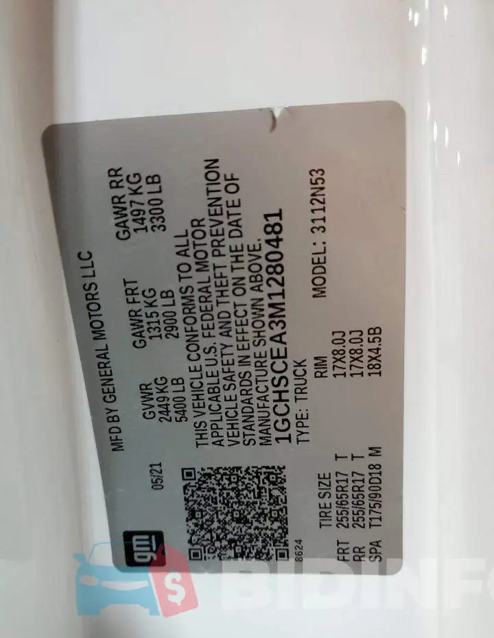 1GCHSCEA3M1280481 Photo# 12