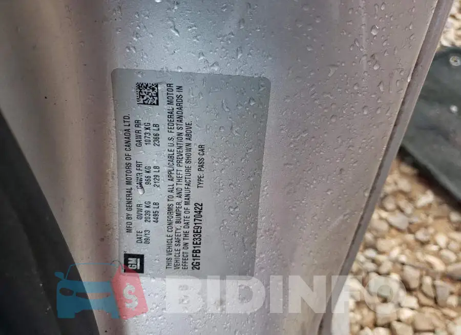 2G1FB1E33E9170422 Photo# 12