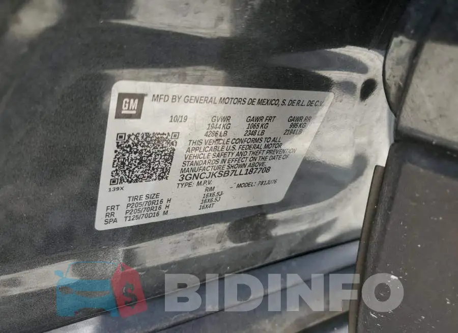 3GNCJKSB7LL187708 Photo# 12