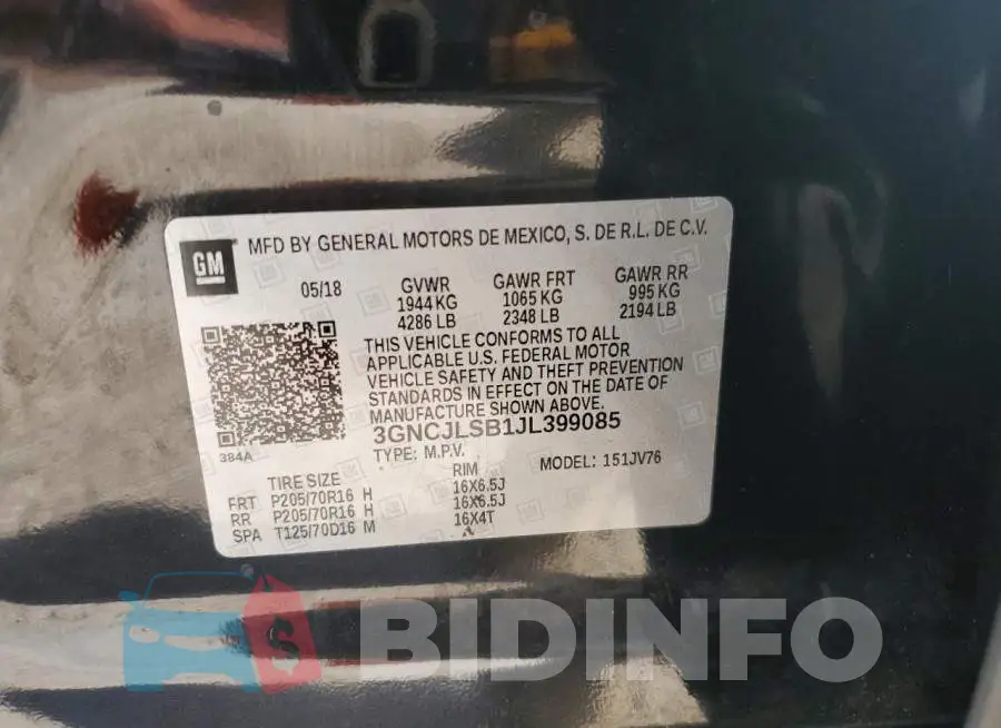 3GNCJLSB1JL399085 Photo# 12