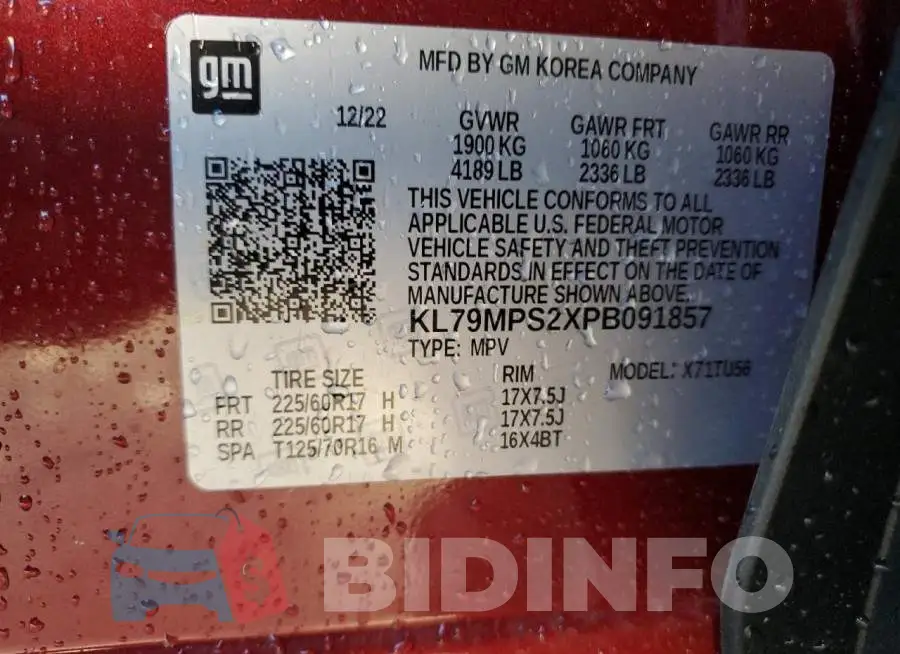 KL79MPS2XPB091857 Photo# 13