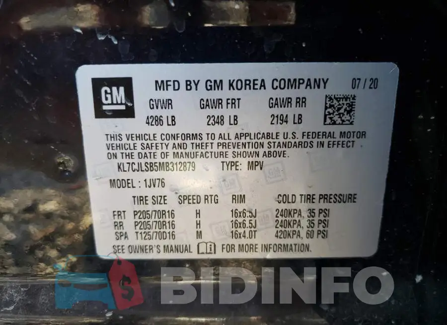 KL7CJLSB5MB312879 Photo# 12