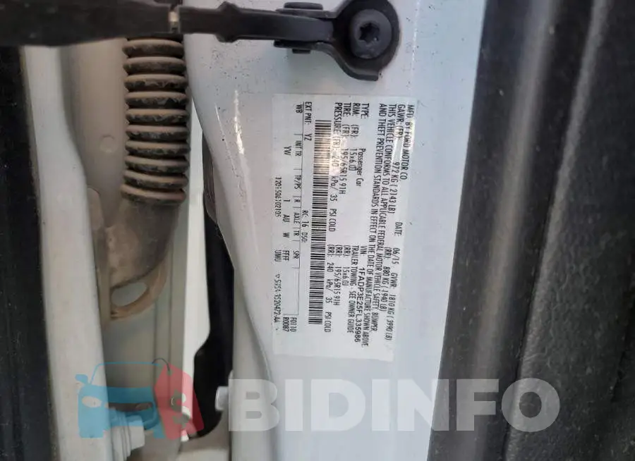 1FADP3E25FL335986 Photo# 12