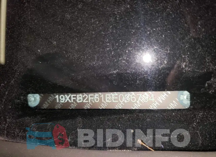 19XFB2F51EE036734 Photo# 12