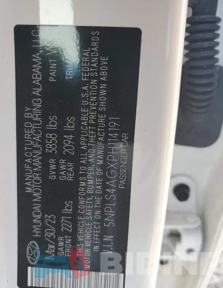 5NPLS4AGXPH114191 Photo# 12