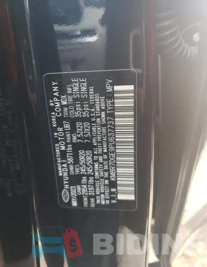 KM8R7DGE9PU637737 Photo# 14