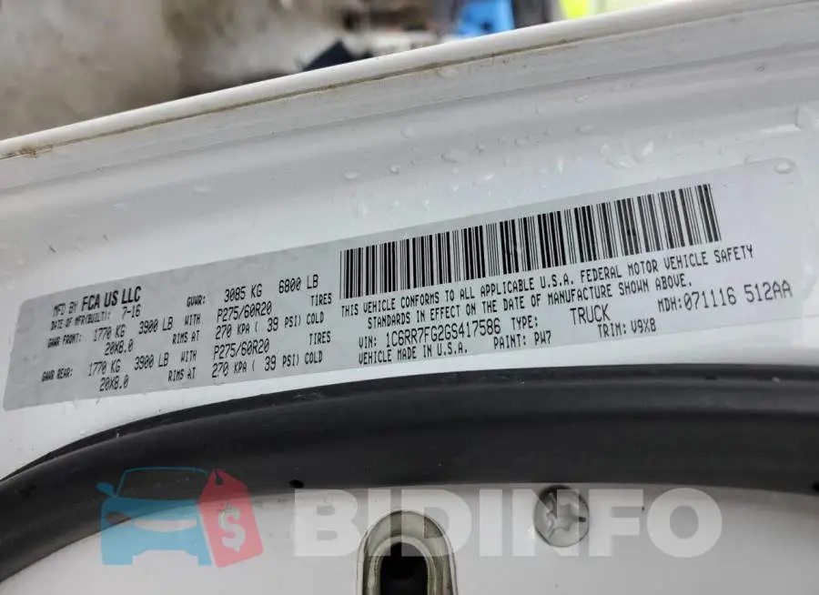1C6RR7FG2GS417586 Photo# 12