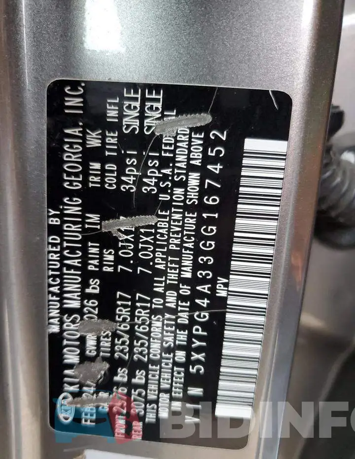 5XYPG4A33GG167452 Photo# 13