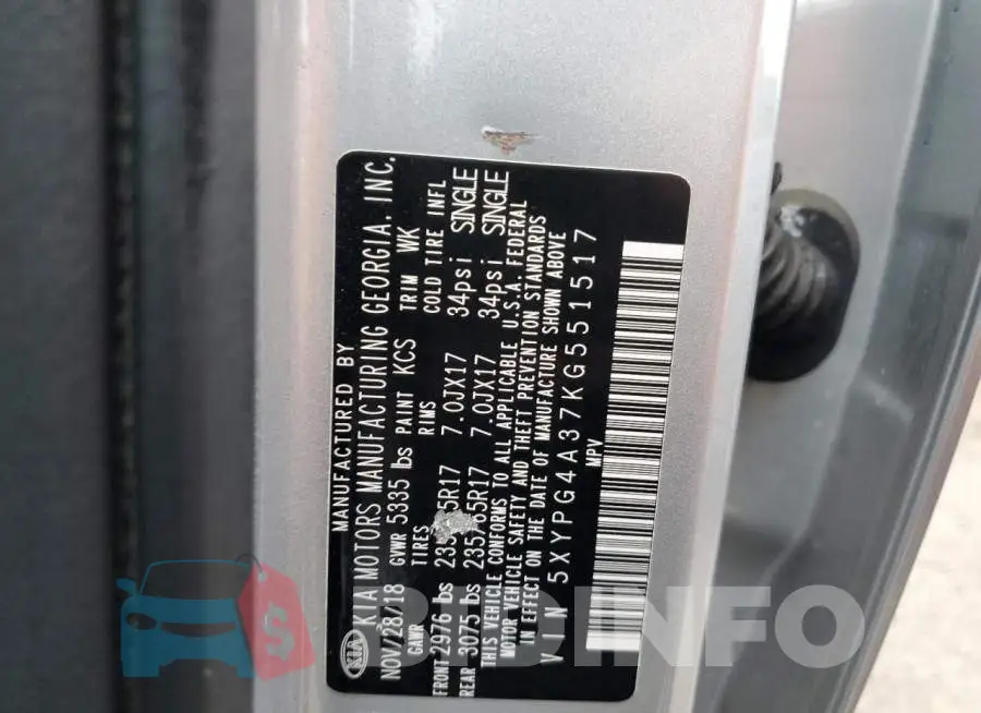 5XYPG4A37KG551517 Photo# 13