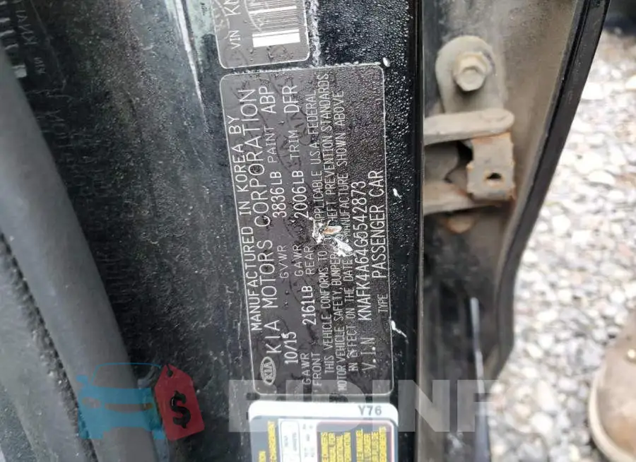 KNAFK4A64G5542873 Photo# 13