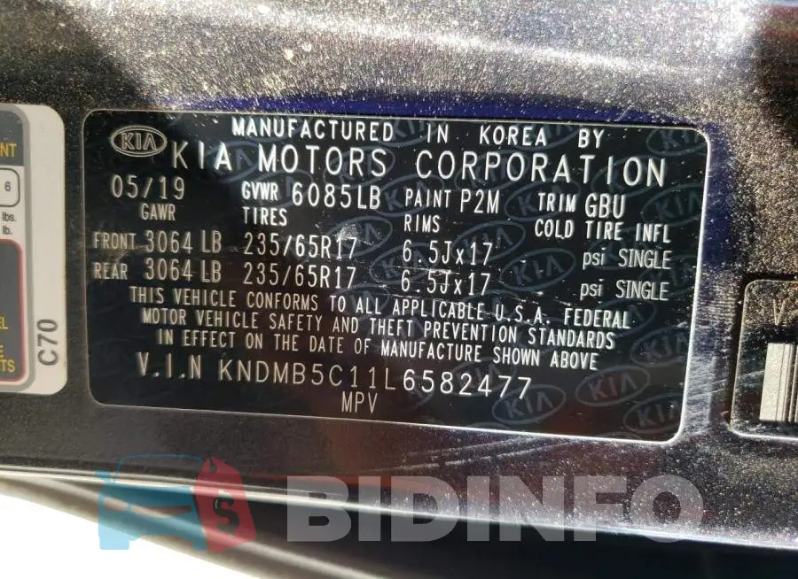 KNDMB5C11L6582477 Photo# 13