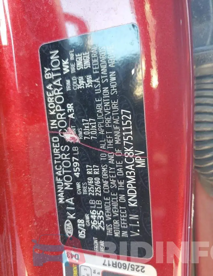 KNDPM3AC8K7511527 Photo# 13