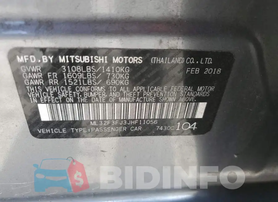 ML32F3FJ3JHF11056 Photo# 12