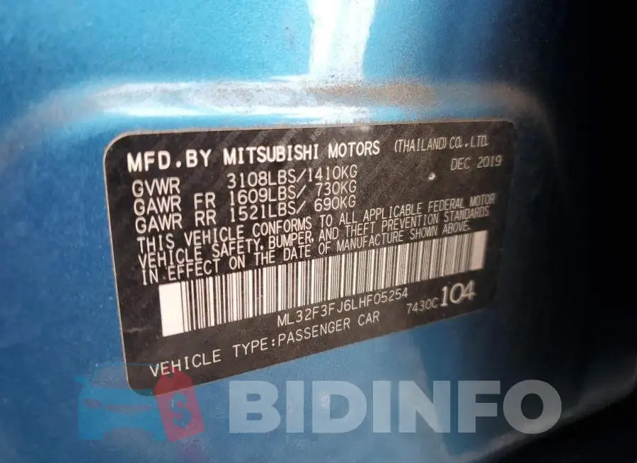 ML32F3FJ6LHF05254 Photo# 12