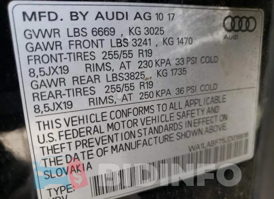WA1LABF75JD018816 Photo# 13