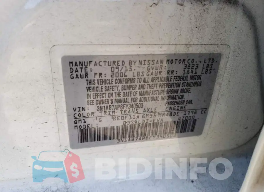 3N1AB7AP8FY340503 Photo# 12
