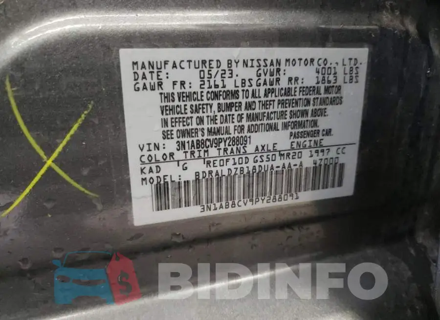3N1AB8CV9PY288091 Photo# 13
