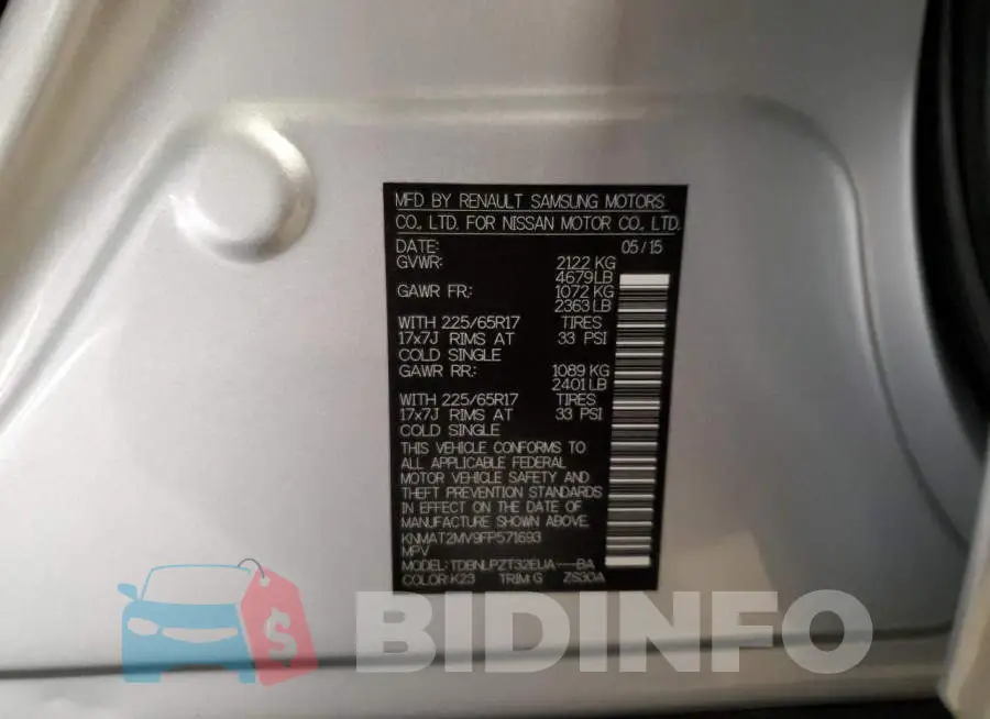 KNMAT2MV9FP571693 Photo# 13