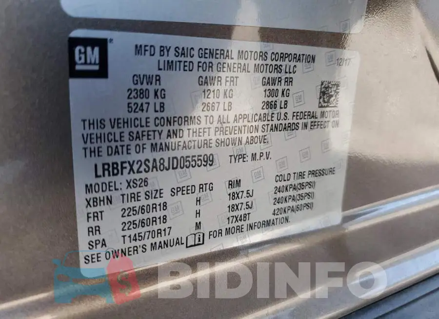 LRBFX2SA8JD055599 Photo# 13