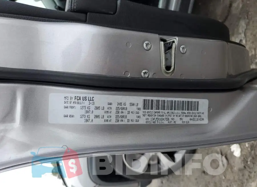 1C4PJMDX1KD417536 Photo# 12