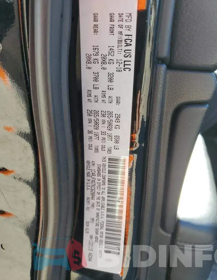 1C4RJFAG7KC628044 Photo# 12
