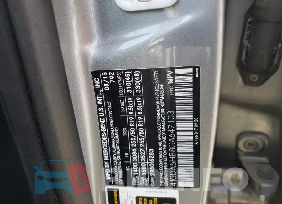 4JGDA5HB8GA647103 Photo# 12