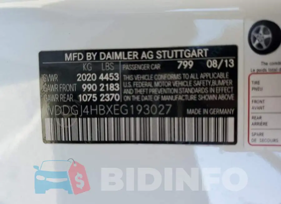 WDDGJ4HBXEG193027 Photo# 12