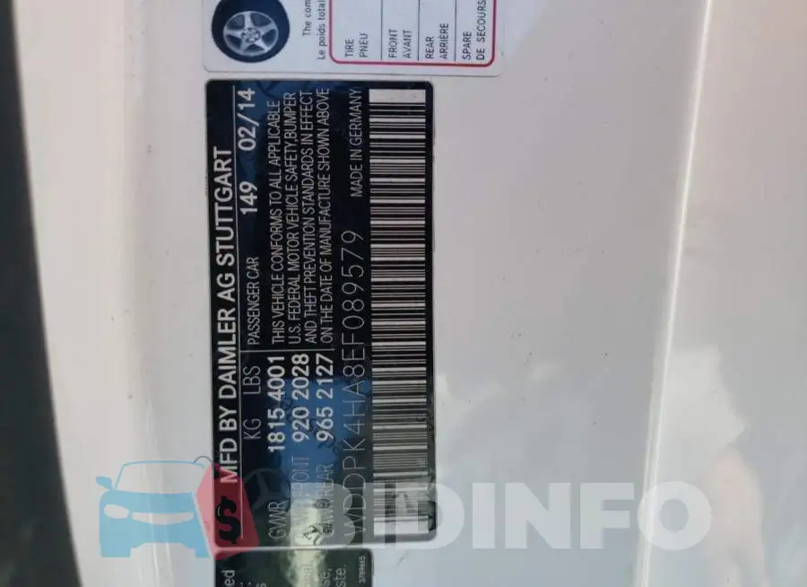 WDDPK4HA8EF089579 Photo# 12