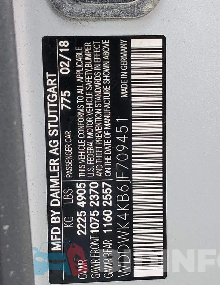 WDDWK4KB6JF709451 Photo# 12