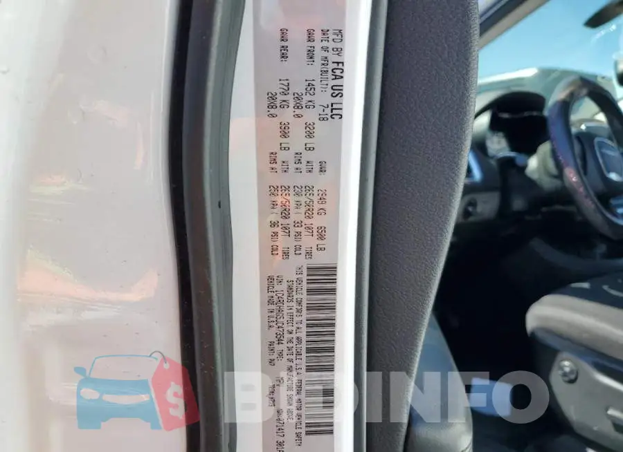 1C4RDHAG5JC473544 Photo# 13