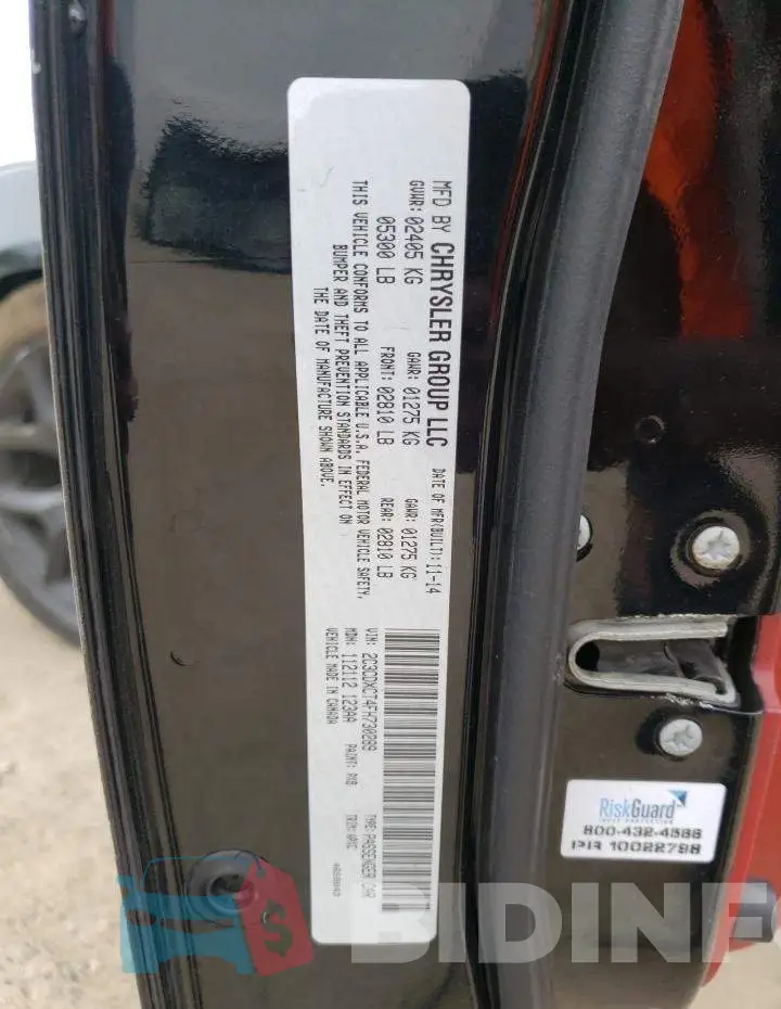 2C3CDXCT4FH730289 Photo# 13