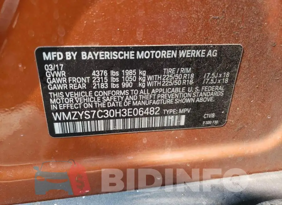 WMZYS7C30H3E06482 Photo# 12