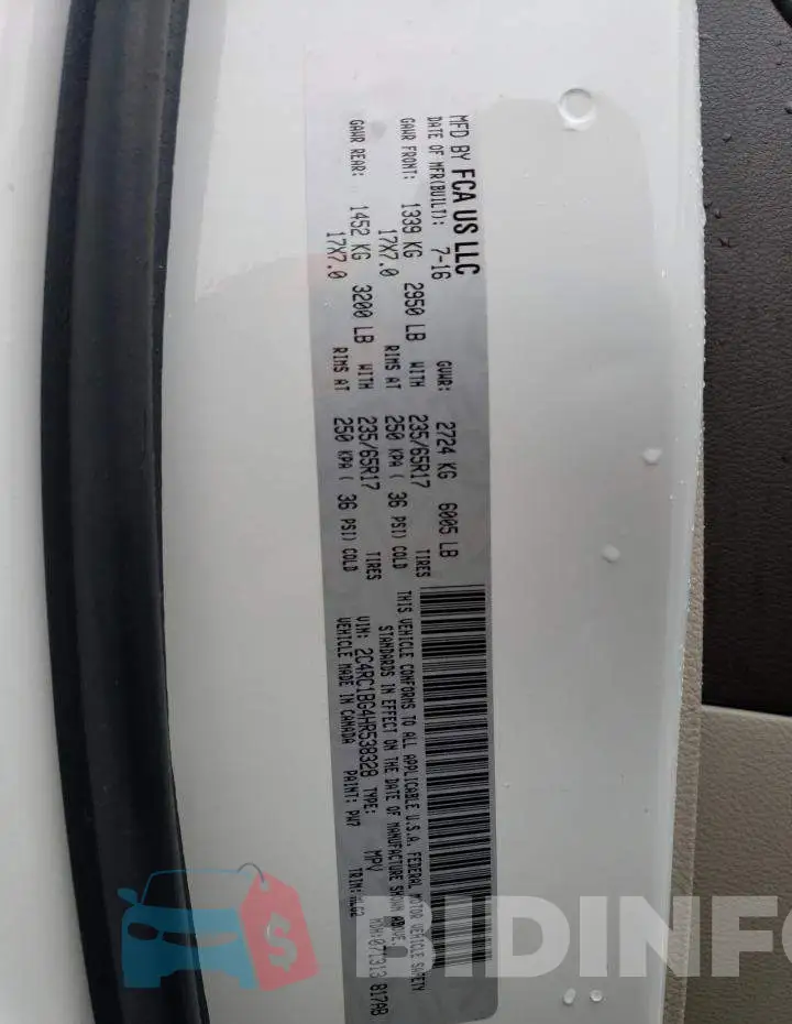 2C4RC1BG4HR538328 Photo# 13