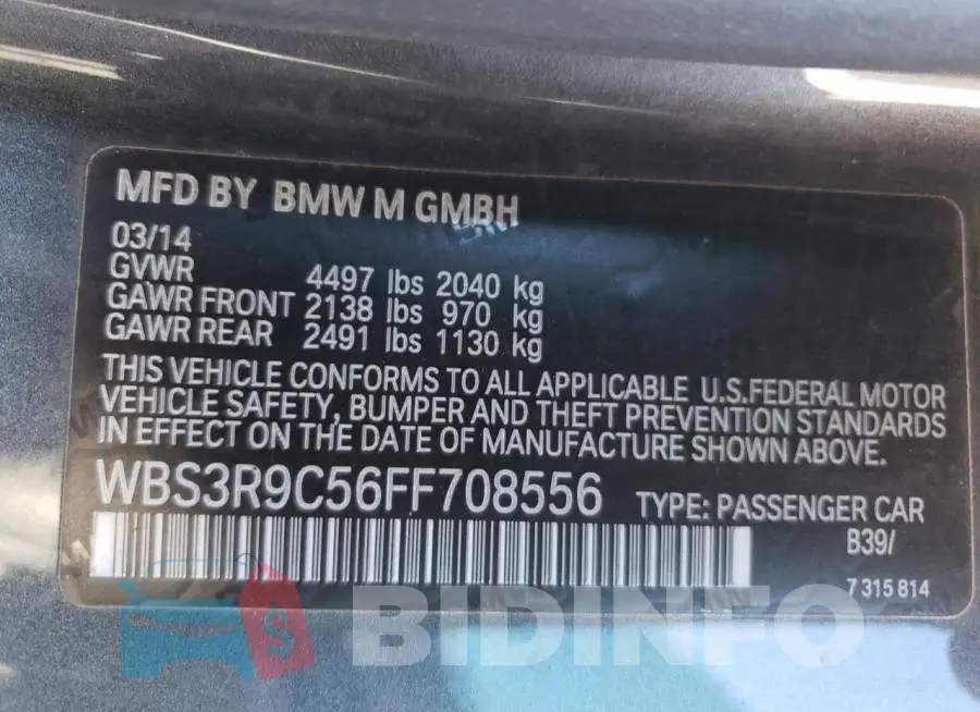 WBS3R9C56FF708556 Photo# 13