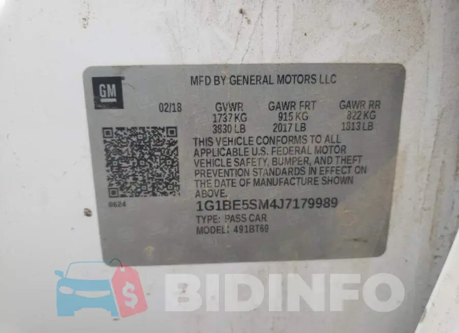 1G1BE5SM4J7179989 Photo# 12