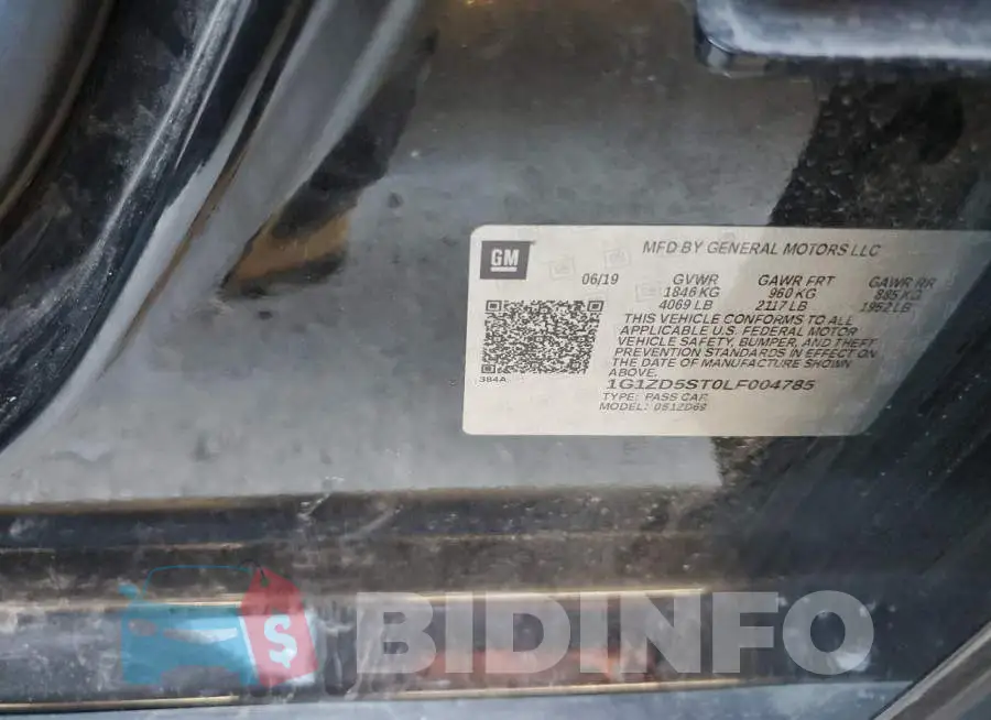 1G1ZD5ST0LF004785 Photo# 12