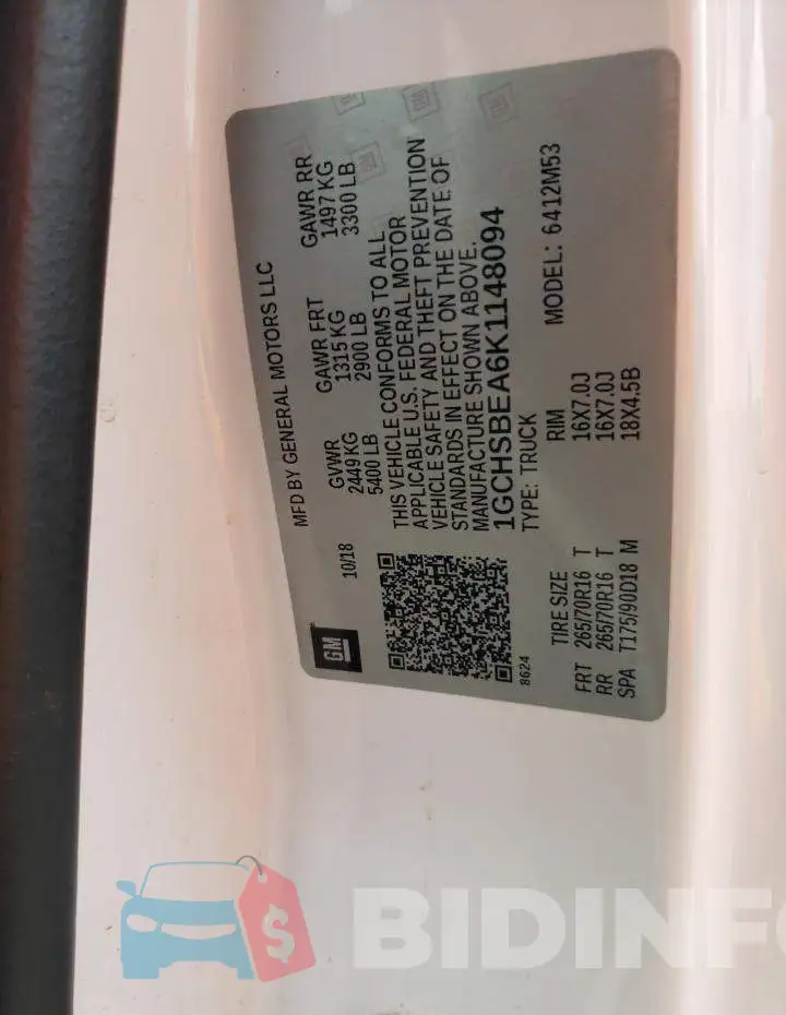 1GCHSBEA6K1148094 Photo# 12