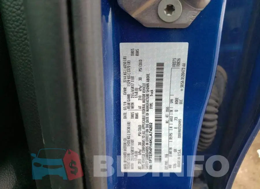 1FTER4FH4KLA74202 Photo# 12