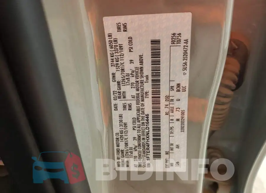 1FTER4FHXNLD16446 Photo# 12