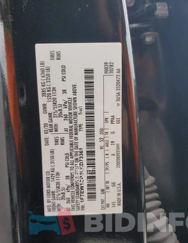 1FTEW1CP4LKD73361 Photo# 12
