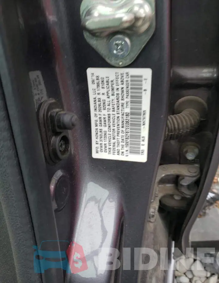 19XFB2F87EE083180 Photo# 13