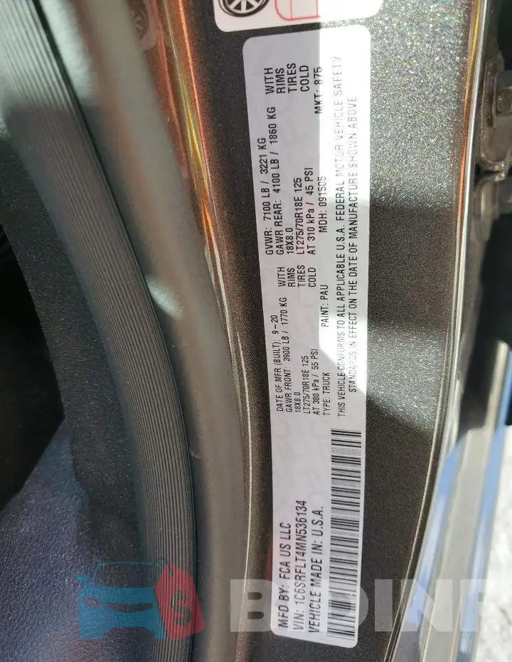 1C6SRFLT4MN536134 Photo# 12