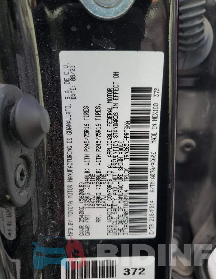 3TYAX5GN0MT030914 Photo# 12