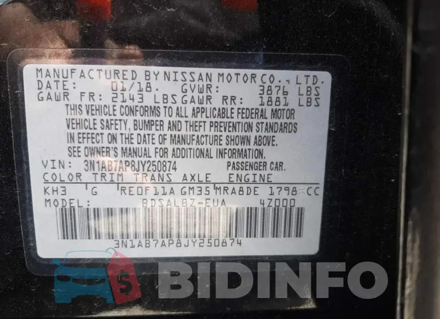 3N1AB7AP8JY250874 Photo# 10