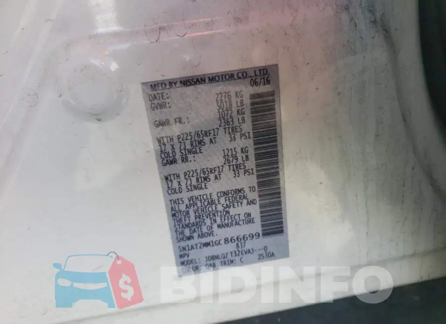 5N1AT2MM1GC866699 Photo# 12