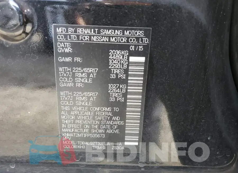KNMAT2MT1FP535673 Photo# 12