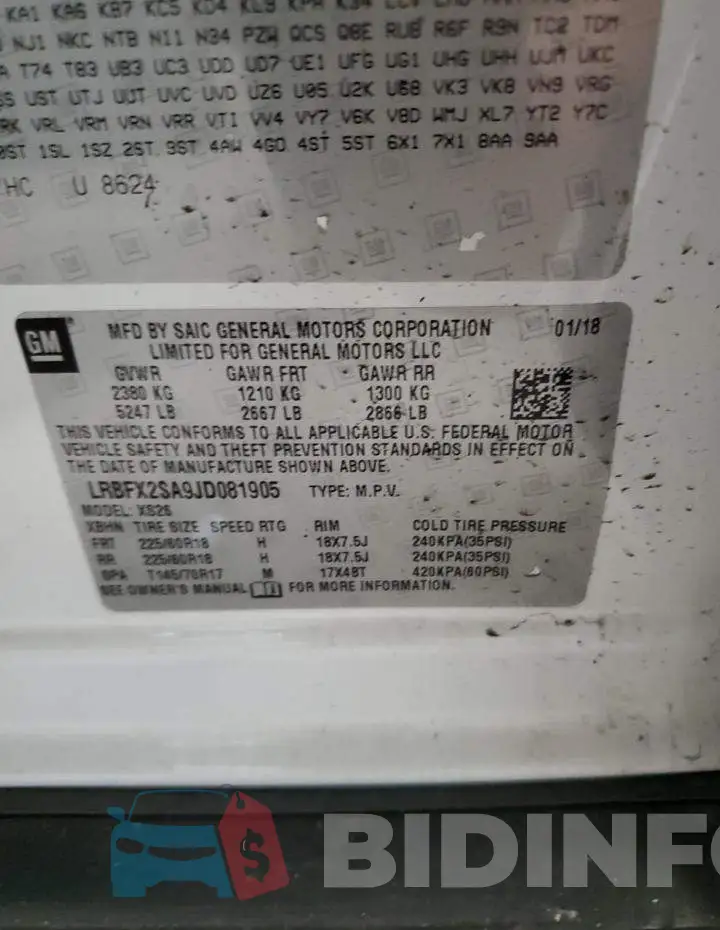 LRBFX2SA9JD081905 Photo# 14
