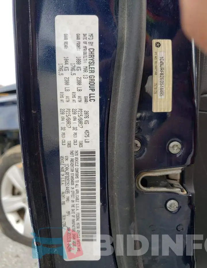 1C4NJRFB2ED514495 Photo# 12